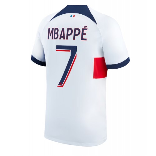 Echipament fotbal Paris Saint-Germain Kylian Mbappe #7 Tricou Deplasare 2023-24 maneca scurta